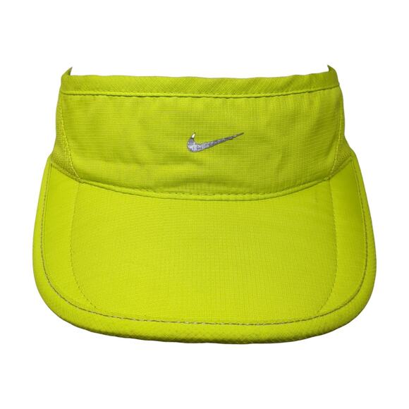 Nike Day Break Golf Sun Visor Cap Green One Size Adjustable Strap Blank - Picture 1 of 9